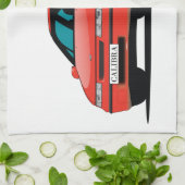 Linge De Cuisine Opel Calibra rouge avant (Plié)