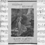Linge De Cuisine Opéra de Pelleas et Melisande, 1902<br><div class="desc">Illustration de musique vintage mettant en vedette Pelléas et Mélisande,  opéra en cinq actes avec musique de Claude Debussy.</div>
