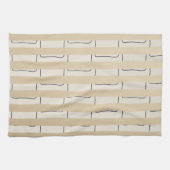 Linge De Cuisine Or abstrait moderne (Horizontal)