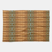 Linge De Cuisine Or beige et vert Turquoise (Horizontal)