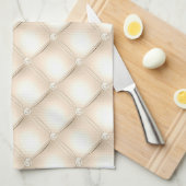 Linge De Cuisine Or Clair, Faux Diamond Tufted (Quart Plié)