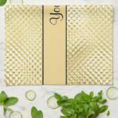 Linge De Cuisine Or élégant (Plié)