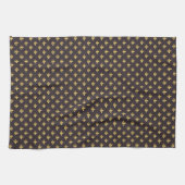 Linge De Cuisine Or Fleur De Lis (Horizontal)
