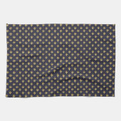 Linge De Cuisine Or Fleur De Lis (Horizontal)
