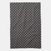 Linge De Cuisine Or Fleur De Lis (Vertical)