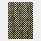Linge De Cuisine Or Fleur De Lis (Vertical)