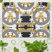 Linge De Cuisine Or noir (Plié)