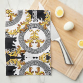 Linge De Cuisine Or noir (Quart Plié)