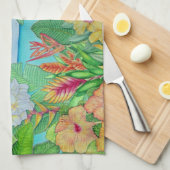 Linge De Cuisine Or tropical (Quart Plié)