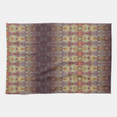 Linge De Cuisine or victorien et motif violet (Horizontal)