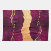 Linge De Cuisine Or violet de Bourgogne agneau rose or (Horizontal)