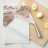 Linge De Cuisine Orange Belton Painting Dog Art (Quart Plié)