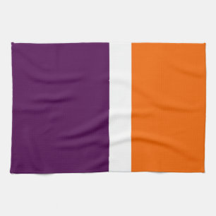Linge De Cuisine Orange blanc violet couleur pâle Conception des bl