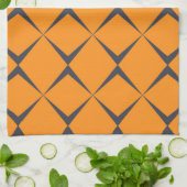 Linge De Cuisine Orange, cool, simple, tendance, forme de chevrons (Plié)