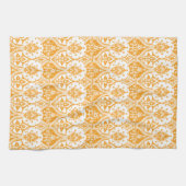 Linge De Cuisine Orange de damassé d'ananas (Horizontal)