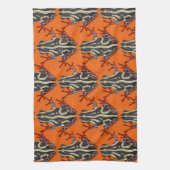 Linge De Cuisine orange de grenouille d'arbre du Congo (Vertical)