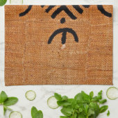 Linge De Cuisine Orange de tissu de boue (Plié)