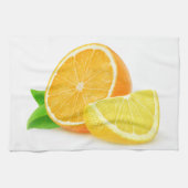 Linge De Cuisine Orange et citron (Horizontal)