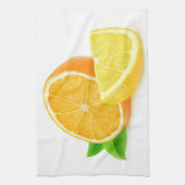 Linge De Cuisine Orange et citron (Vertical)