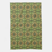 Linge De Cuisine Orange et vert (Vertical)