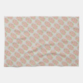 Linge De Cuisine Orange floral (Horizontal)