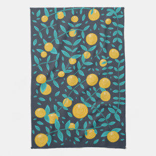 Linge De Cuisine Orange Fruit Vintage