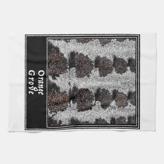 Linge De Cuisine Orange Grove (Horizontal)