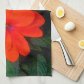 Linge De Cuisine Orange Impatiens (Quart Plié)