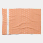 Linge De Cuisine orangé motif moderne (Horizontal)