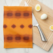 Linge De Cuisine Orange rouillé (Quart Plié)