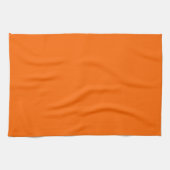 Linge De Cuisine Orange solide (Horizontal)