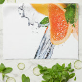 Linge De Cuisine Orange Splash (Plié)