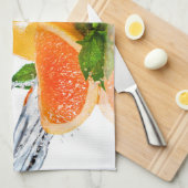 Linge De Cuisine Orange Splash (Quart Plié)