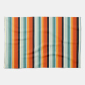Linge De Cuisine Orange Turquoise trié (Horizontal)