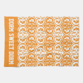 Linge De Cuisine Orange White College Team Cool Fun Dorm School (Horizontal)