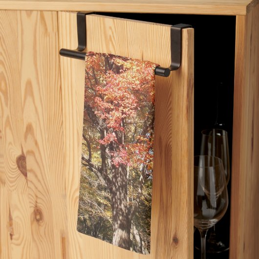 Linge De Cuisine Orangers (Pliage en tiers)