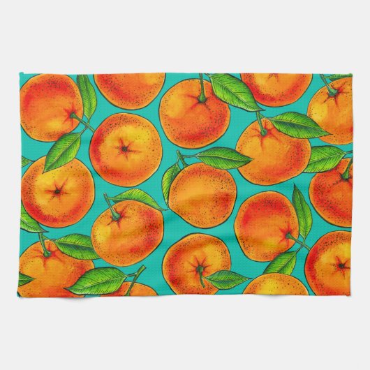 Linge De Cuisine Oranges (Horizontal)