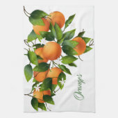 Linge De Cuisine Oranges Agrumes Fruit Botanique (Vertical)
