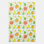 Linge De Cuisine Oranges Agrumes Fruits Pamplemousse Citrons Aquare (Vertical)