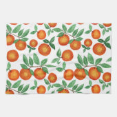 Linge De Cuisine Oranges d'été Motif d'aquarelle d'agrumes (Horizontal)