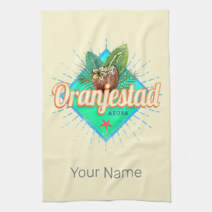 Linge De Cuisine Oranjestad Aruba Retro Souvenir des Caraïbes Vinta