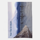 Linge De Cuisine Orca d'eau foncée (Vertical)