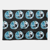 Linge De Cuisine Orca Killer Whale Blue Ocean (Horizontal)