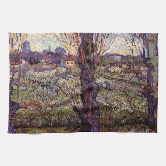 Linge De Cuisine Orchard à Blossom, Arles par Vincent van Gogh (Horizontal)