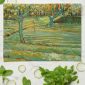 Linge De Cuisine Orchard à Blossom par Vincent van Gogh (Plié)