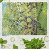 Linge De Cuisine Orchard à Blossom par Vincent van Gogh (Plié)