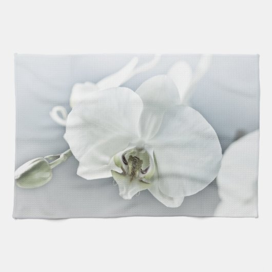 Linge De Cuisine Orchidée blanche Phalaenopsis (Horizontal)
