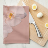 Linge De Cuisine Orchidée blanche sur l'insigne (Quart Plié)