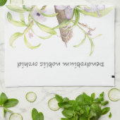 Linge De Cuisine Orchidée de Dendrobium (Plié)