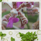 Linge De Cuisine Orchidée de Vanda (Plié)